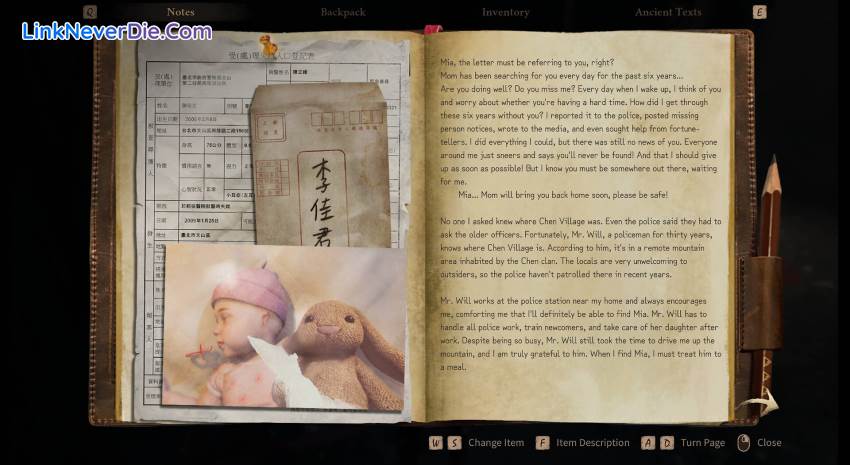 Hình ảnh trong game Incantation (screenshot)