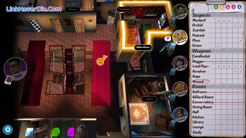 Hình ảnh trong game Clue/Cluedo: Classic Edition (screenshot)