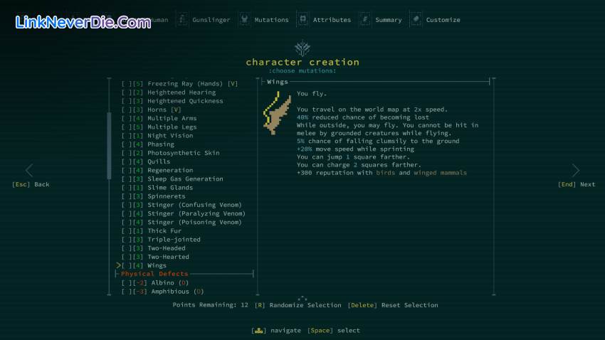 Hình ảnh trong game Caves of Qud (screenshot)