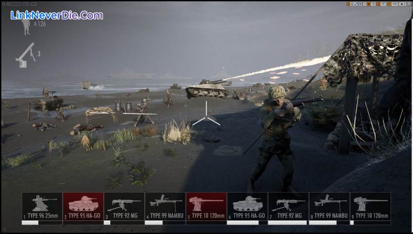 Hình ảnh trong game Beach Invasion 1945 (screenshot)