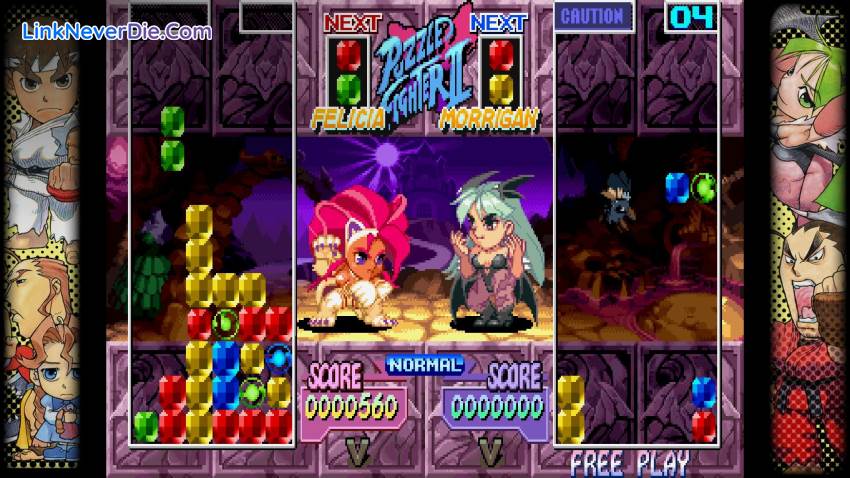 Hình ảnh trong game Capcom Fighting Collection (screenshot)