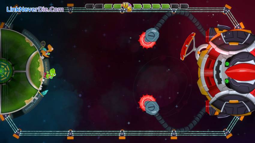 Hình ảnh trong game Dino Galaxy Tennis (screenshot)