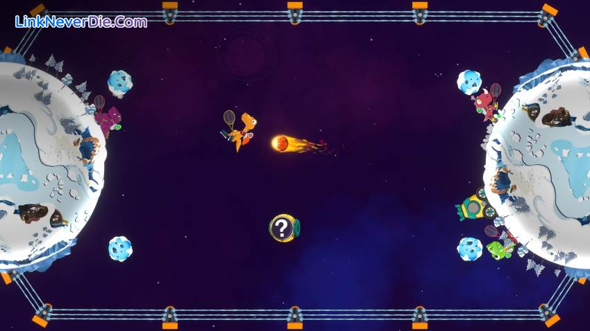 Hình ảnh trong game Dino Galaxy Tennis (screenshot)