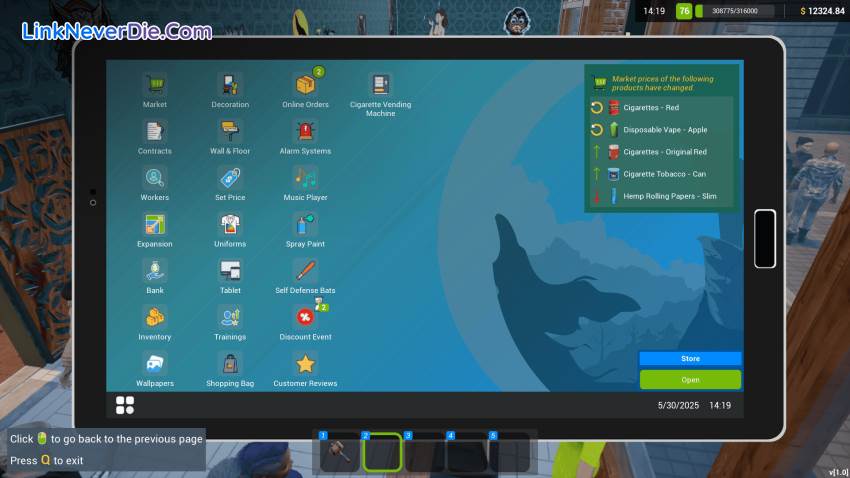 Hình ảnh trong game Tobacco Shop Simulator (screenshot)