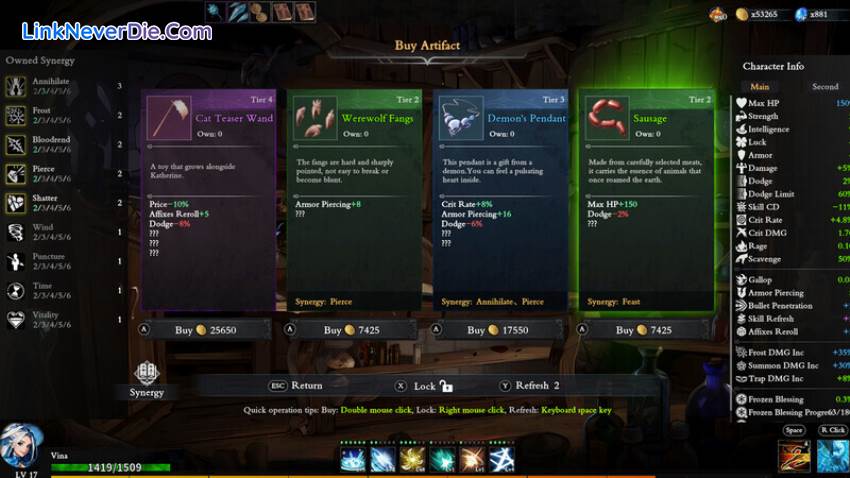 Hình ảnh trong game Artifact Seeker: Resurrection (screenshot)