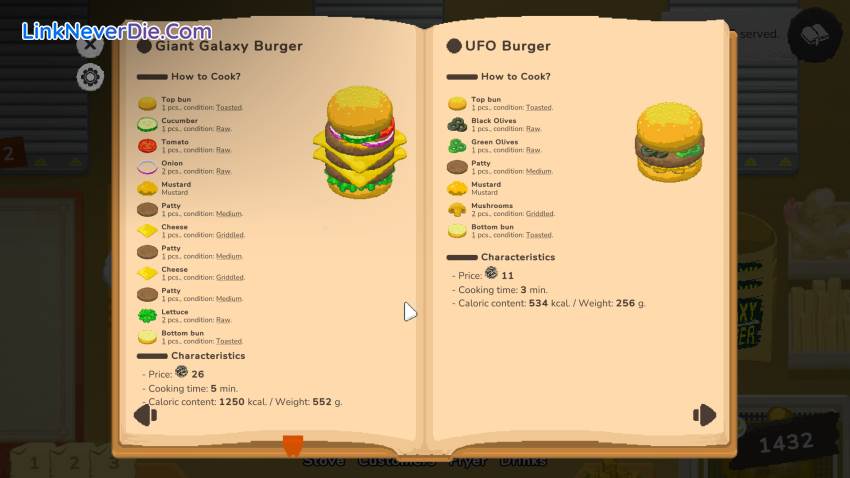 Hình ảnh trong game Galaxy Burger (screenshot)