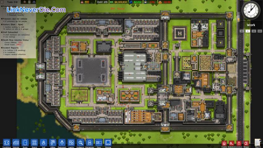 Hình ảnh trong game Prison Architect (screenshot)