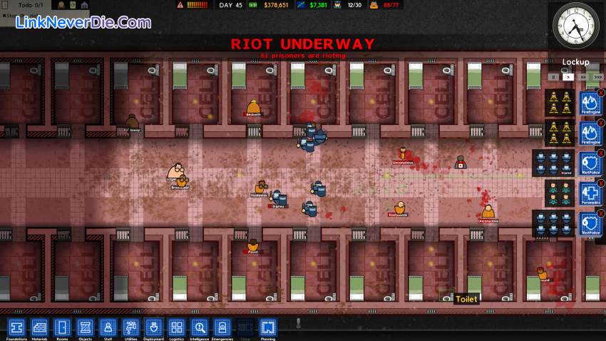 Hình ảnh trong game Prison Architect (screenshot)