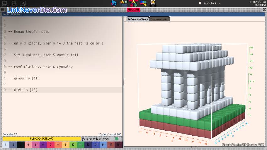 Hình ảnh trong game Replicube (screenshot)