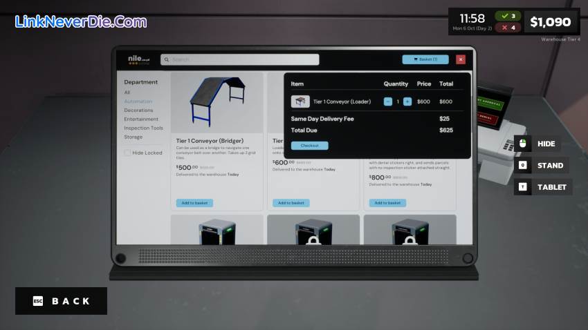 Hình ảnh trong game Parcel Simulator (screenshot)