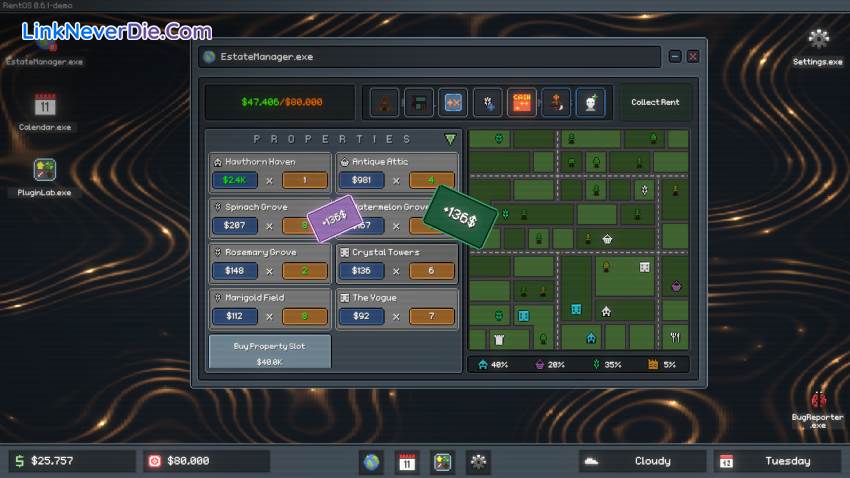 Hình ảnh trong game Rentlord (screenshot)