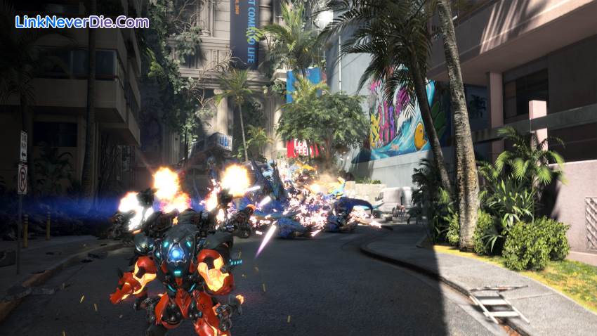 Hình ảnh trong game Exoprimal (screenshot)