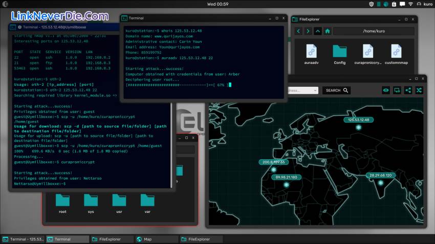 Hình ảnh trong game Grey Hack (screenshot)