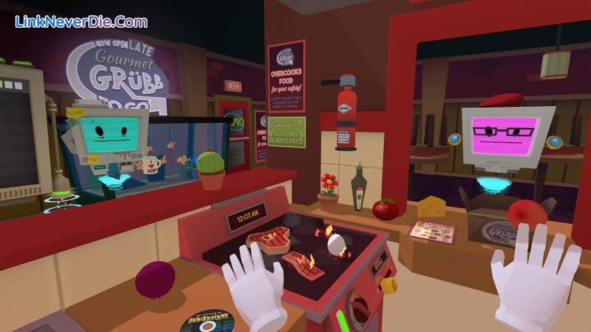 Hình ảnh trong game Job Simulator (screenshot)
