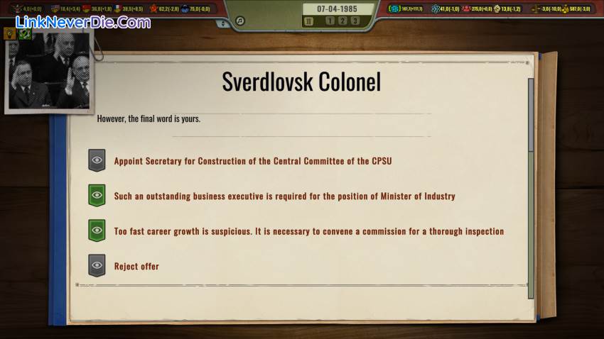 Hình ảnh trong game Crisis in the Kremlin: The Cold War (screenshot)