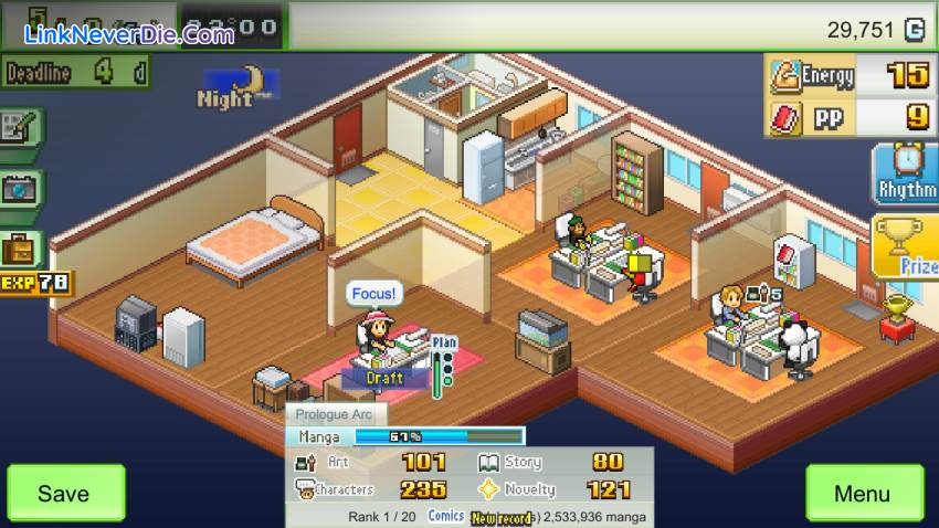 Hình ảnh trong game The Manga Works (screenshot)