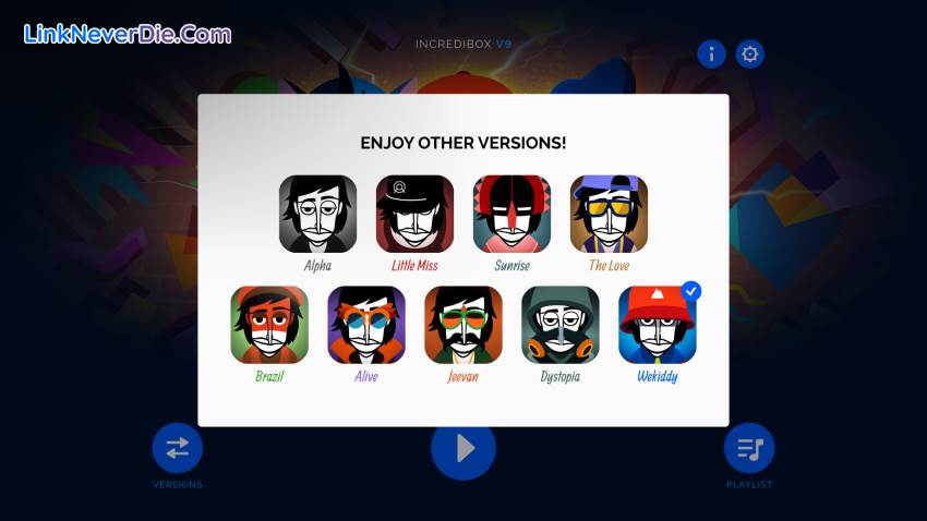 Hình ảnh trong game Incredibox (screenshot)