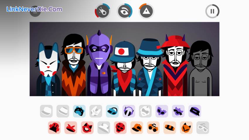 Hình ảnh trong game Incredibox (screenshot)