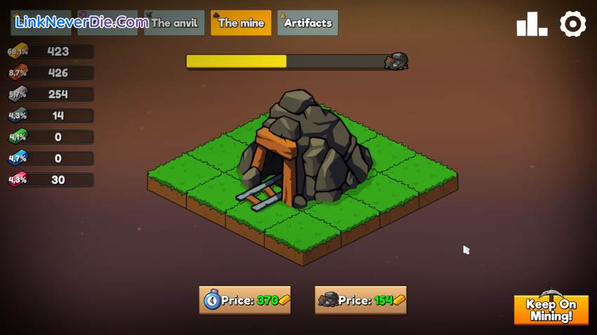 Hình ảnh trong game Keep on Mining! (screenshot)