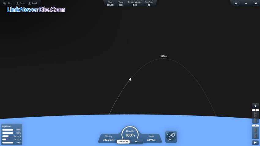 Hình ảnh trong game Spaceflight Simulator (screenshot)