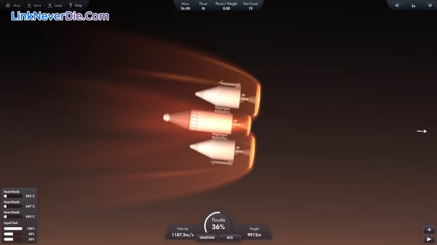 Hình ảnh trong game Spaceflight Simulator (screenshot)