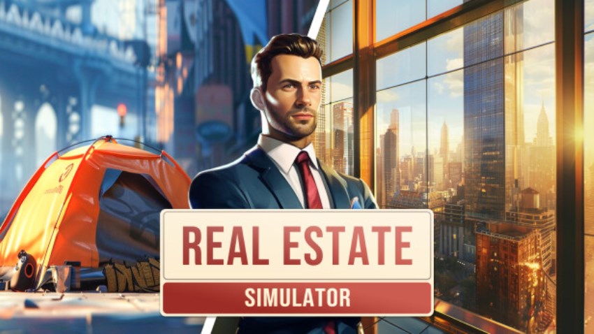 REAL ESTATE Simulator - FROM BUM TO MILLIONAIRE cover