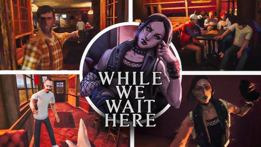 While We Wait Here cover