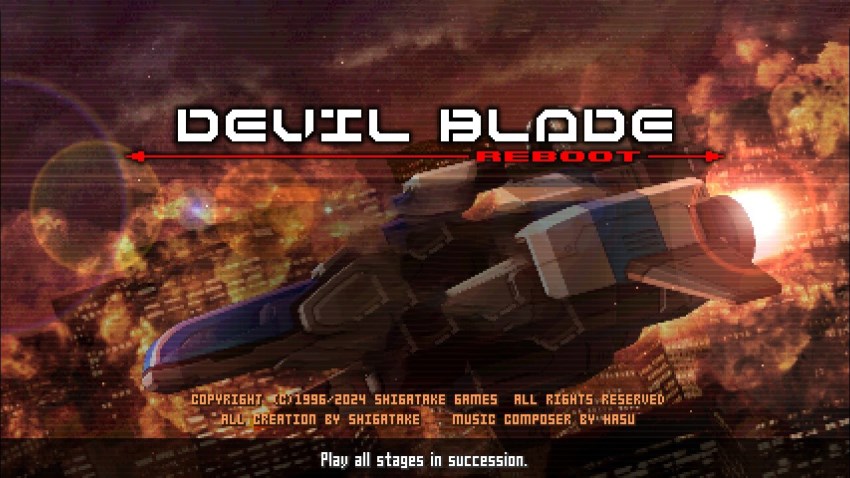 DEVIL BLADE REBOOT cover